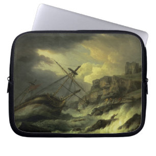 A Shipwreck, said to be `The Dutton' Laptop Sleeve