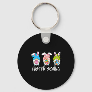 A Shirt Easter Squad Bunny Gnome Pastel Key Ring