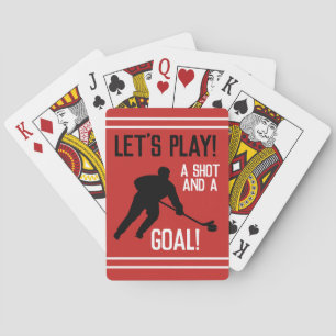 A Shot And A Goal! Playing Cards