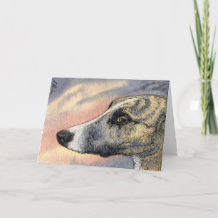 A Shy, Handsome Hound CARD