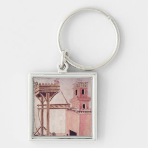 A siege machine key ring