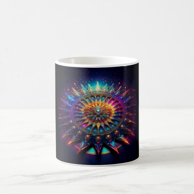 A Sierpinski Gasket Fractal Coffee Mug (Center)