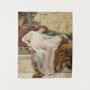 A Siesta by John William Godward  Tapestry