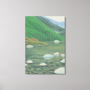A Silent Corner in Moutains Canvas Print
