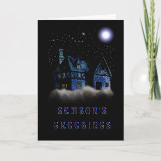 A Silent Night - Personalised Holiday Card