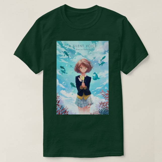 A Silent Voice shouya ishida shouko nishimiya  4 T-Shirt (Design Front)