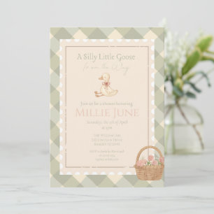 A Silly Little Goose Is on the Way Shower invite