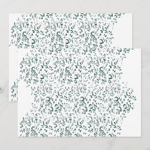 A silver drop splashes into a pool of white liquid thank you card