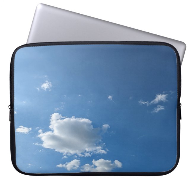 A simple cloud laptop sleeve (Front)