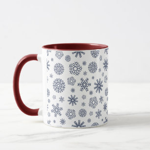 A Simple Elegant Floral Vine Pattern Mug