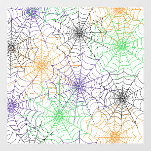 A Simple Halloween Spider's Web Pattern