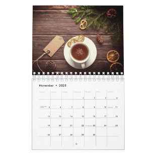 A simple life calendar, rustic and simple calendar