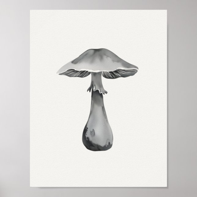 A simple mushroom poster (Front)