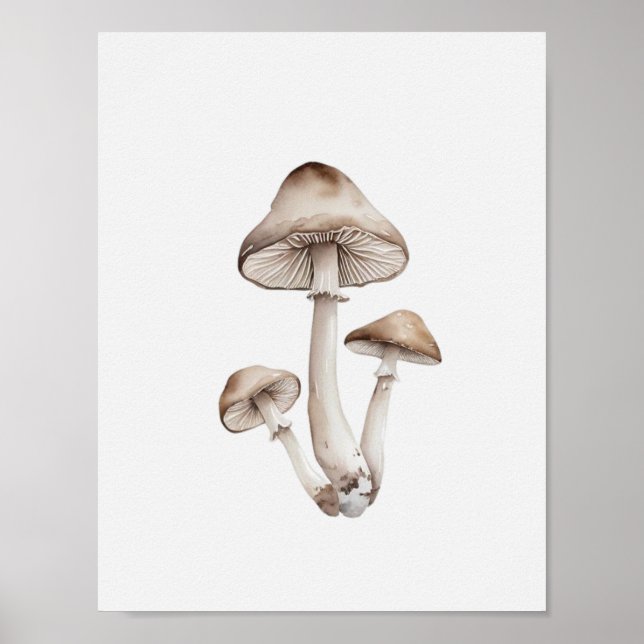 A simple mushroom poster (Front)