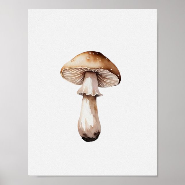 A simple mushroom poster (Front)
