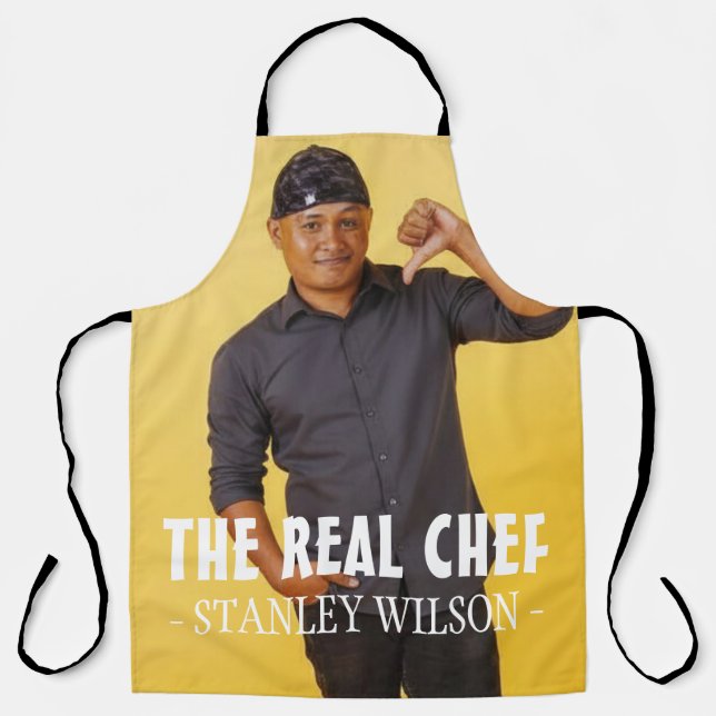 A Simple Personalised Birthday Apron (Front)