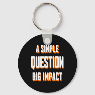 A Simple Question Big Impact Emotional Awareness Q Key Ring