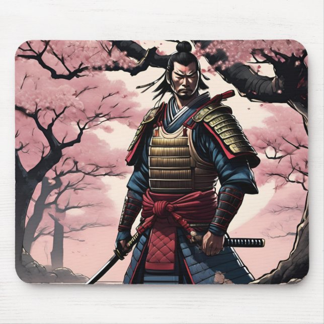 A simple samurai mouse pad (Front)