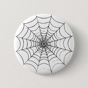 A Simple Spider's Web 6 Cm Round Badge