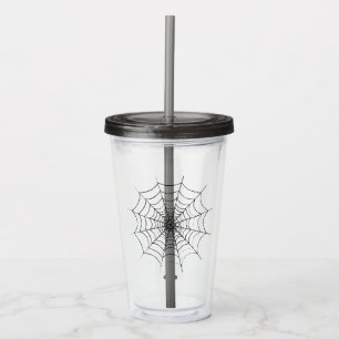 A Simple Spider's Web Acrylic Tumbler