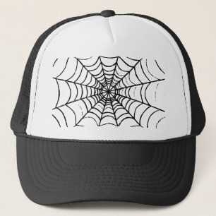A Simple Spider's Web - Close Up Trucker Hat