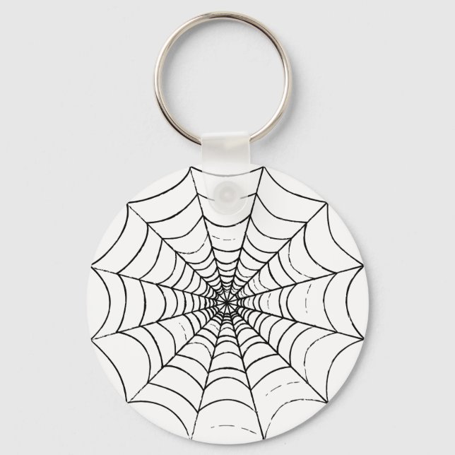 A Simple Spider's Web Key Ring (Front)