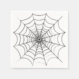 A Simple Spider's Web Napkin