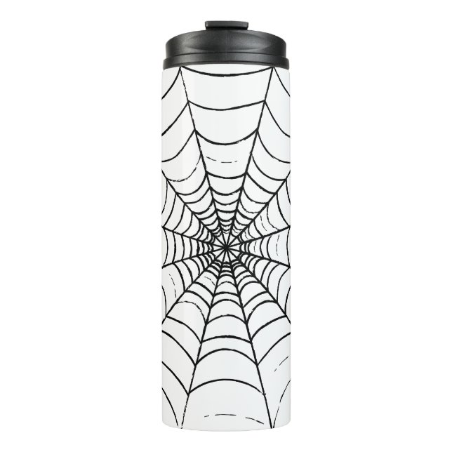 A Simple Spider's Web Thermal Tumbler (Front)