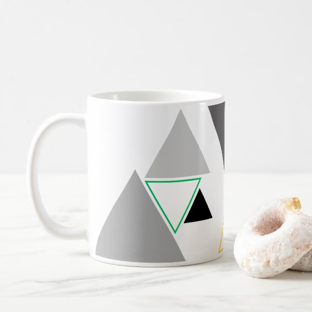 A Simple Triangle Coffee Mug (With Donut)