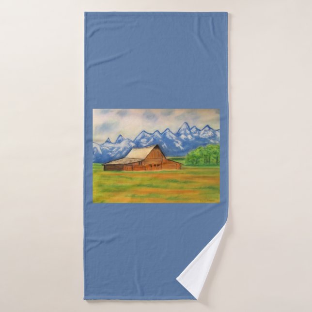 A Simpler Way of Life Bath Towel (Bath Towel)