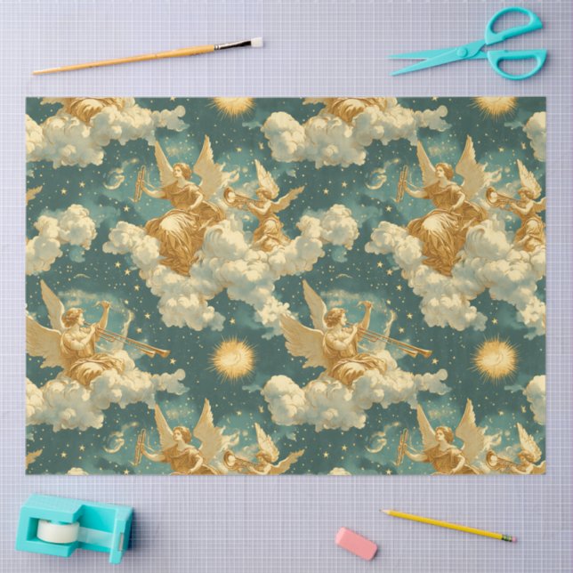 A Singing Angel Choir Series Design #13 Tissue Paper (Craft)