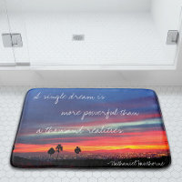 A Single Dream Quote Orange Blue Sunset Photo Bold