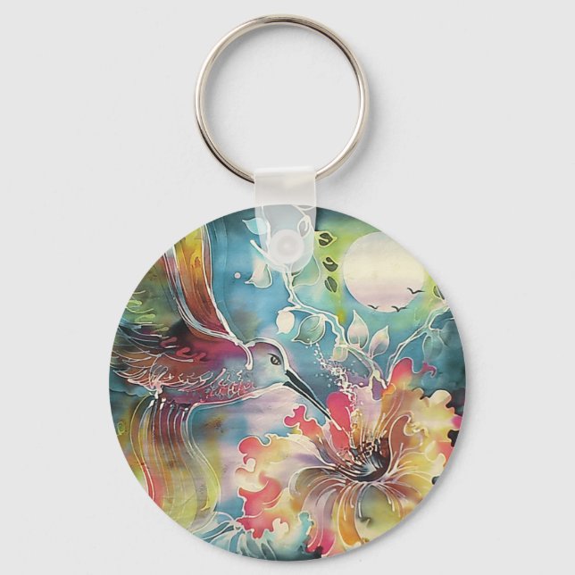 A Single Hummingbird Key Ring (Front)
