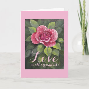 A Single Rose/Valentine's Day Card