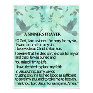 A Sinner's Prayer Photo Print