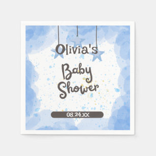 A Sip of Sunshine: Personalised Watercolor Napkin