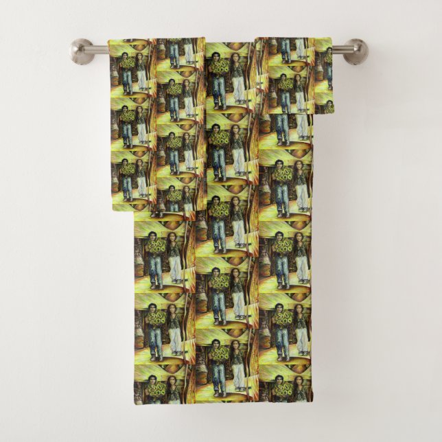A Sistine ChapeI Phase of a ChaIIenge  Bath Towel Set (Insitu)
