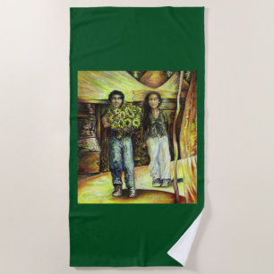 A Sistine ChapeI Phase of a ChaIIenge Beach Towel