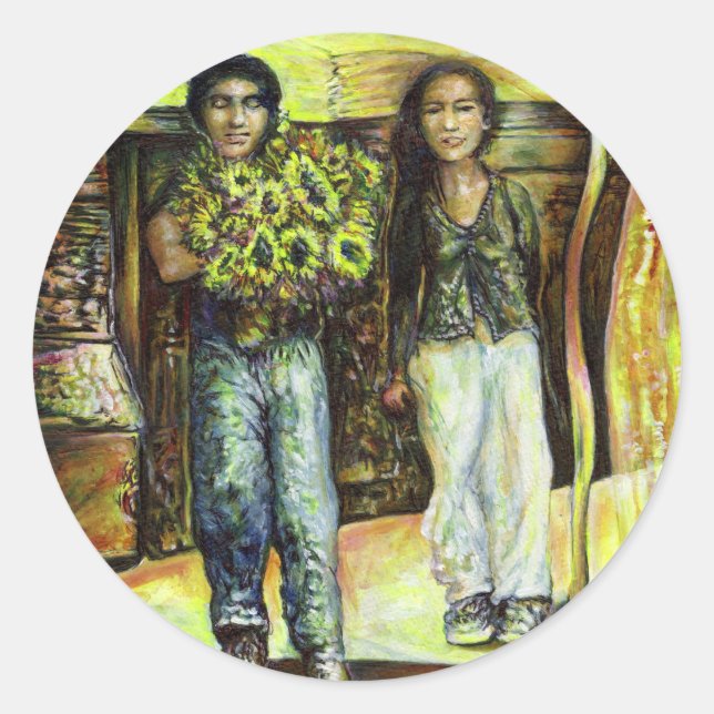 A Sistine ChapeI Phase of a ChaIIenge  Classic Round Sticker (Front)