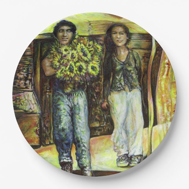 A Sistine ChapeI Phase of a ChaIIenge  Paper Plate (Front)