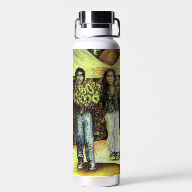 A Sistine ChapeI Phase of a ChaIIenge  Water Bottle (Back)