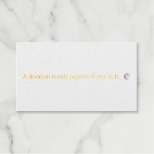 A Situation Foil Gift Tag