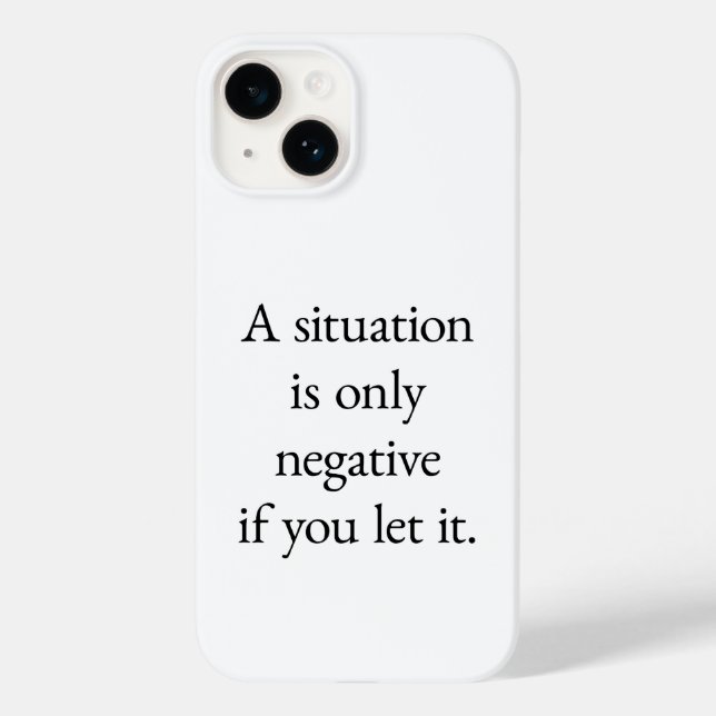 A Situation iPhone Case (Back)
