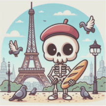 A skeleton artist in Paris