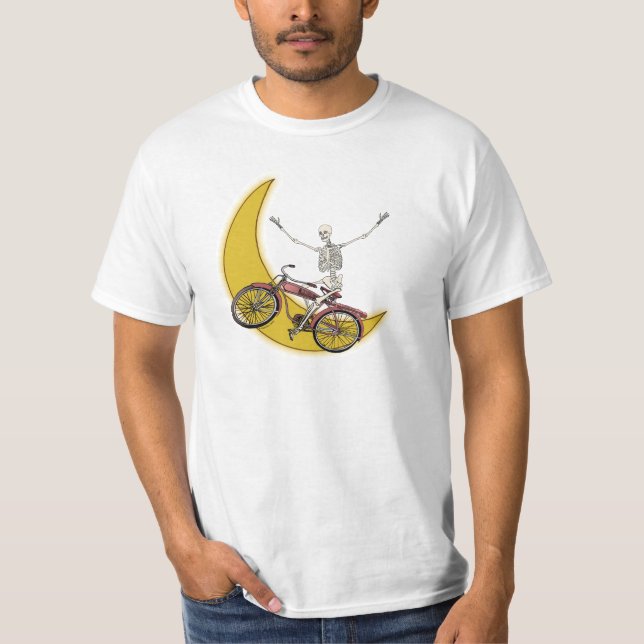 A Skeleton Bicycle  t-shirt (Front)