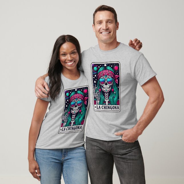 A skeleton la Chingona tarot  T-Shirt (Unisex)