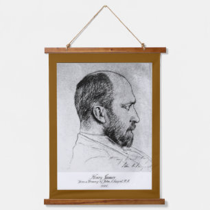 A Sketch of Henry James Hanging Tapestry