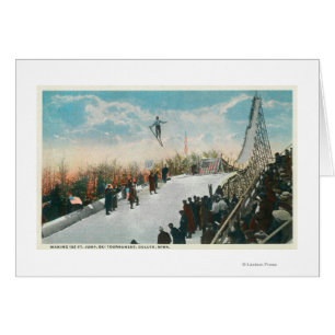 A Ski Tournament Jump