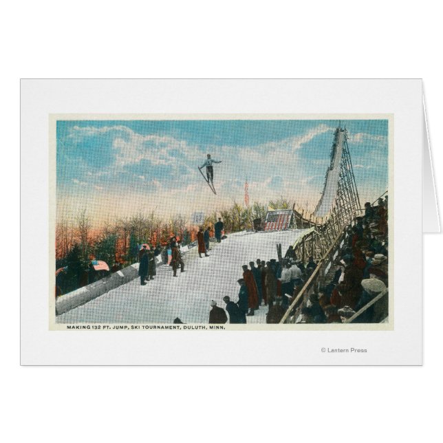 A Ski Tournament Jump (Front Horizontal)