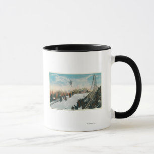 A Ski Tournament Jump Mug